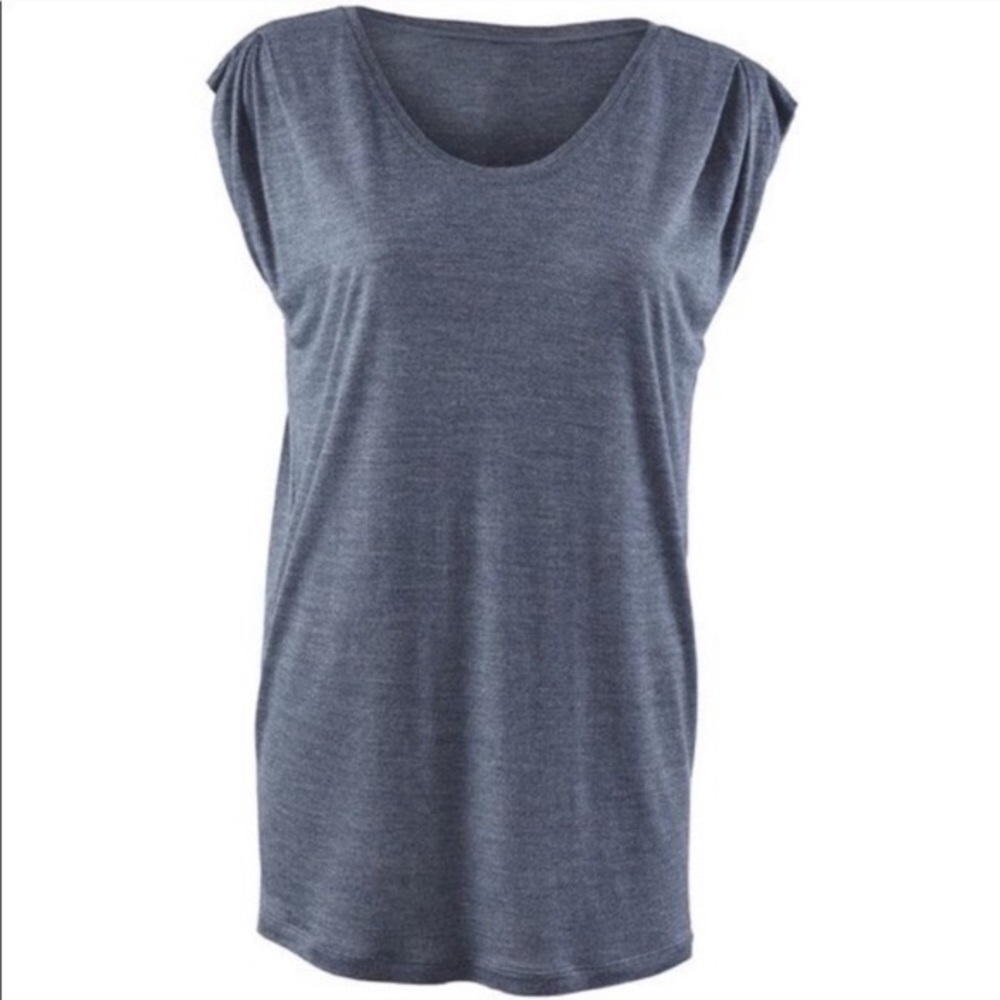 Cabi u-neck indigo tee